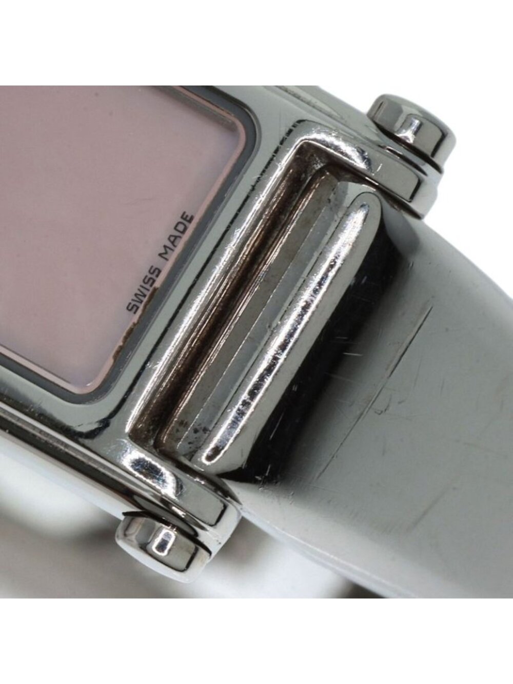 Gucci Square Face Diamond Watch SS - Picture 15 of 15